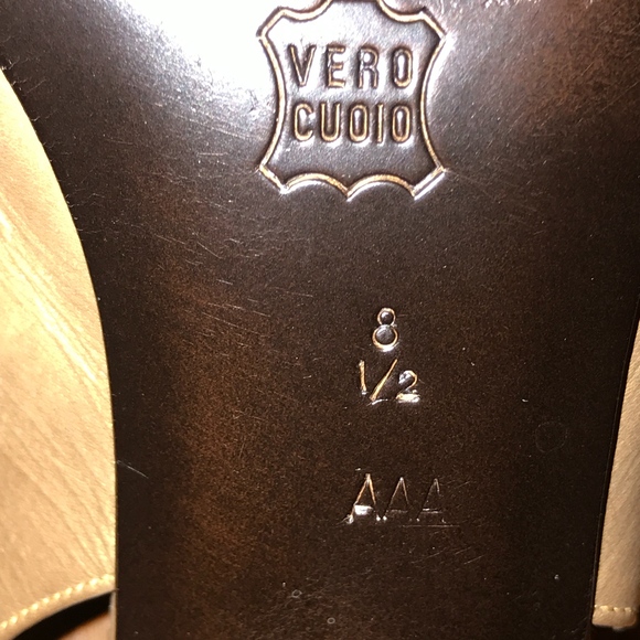 Gold Open-Toe Slingback Medium Heel - Picture 4 of 5